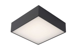 ROXANE plafon łazienkowy kwadratowy IP54 LED 12W 2700K antracytowy