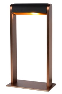 LORAS lampa stolikowa brązowa z dodatkiem czerni 1xG9 regulowana