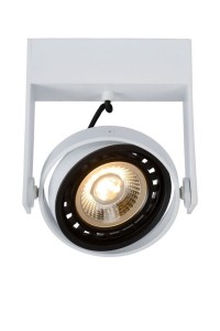 GRIFFON lampa ścienna sufitowa LED 1x12W 3000K biała żarówka LED ES111 GU10 ściemnialna w komplecie