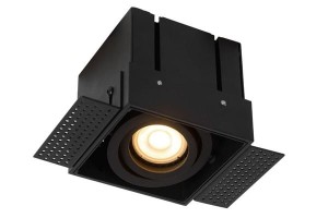 TRIMLESS oprawa bez ramki czarna 1xGU10 regulowana podtynkowa
