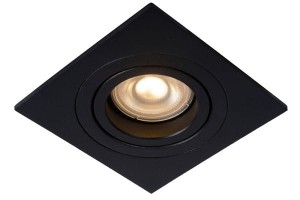 TUBE oprawa podtynkowa czarna kwadratowa 1xGU10