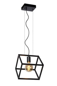 FABIAN czarna loftowa lampa 1xE27