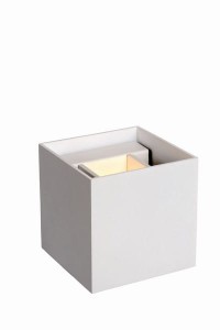 AXI kinkiet łazienkowy biała kostka LED 2x3,5W IP54 z regulowanym kątem świecenia światło góra dół