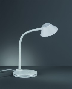 BERRY lampa biurkowa biała LED 3,5W z elastycznym ramieniem