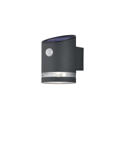 SALTA kinkiet solarny LED 3W IP44 z czujnikiem ruchu antracyt