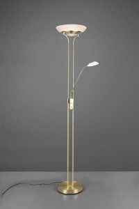 ORSON lampa stojąca złota LED 28W/6W DIM z funkcją do czytania