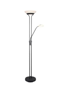 ORSON lampa stojąca czarna LED 28W/6W DIM z funkcją do czytania