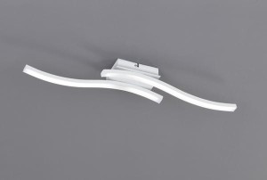 ROUTE plafon białe fale LED 2x5W 4000K