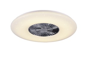 VISBY lampa wentylator LED 56W CCT fi 75cm pilot w zestawie