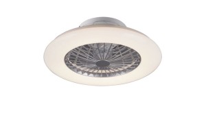 STRALSUND lampa wentylator LED 30W CCT tytanowy + pilot