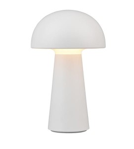 LENNON lampa biały grzyb LED 2W IP44 przenośna port USB-C ściemnianie dotykowe
