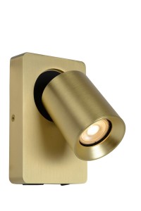 NIGEL LED 5W DIM kinkiet regulowany złoty z wyłącznikiem i portem USB