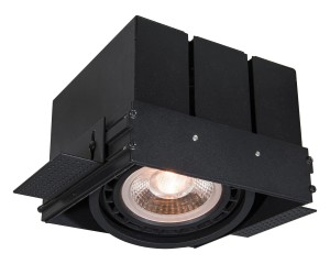 TRIMLESS oprawa bez ramki czarna 1xES111 GU10 regulowana podtynkowa