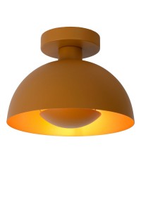 SIEMON lampa sufitowa z kopułką w kolorze ochry 1xE27