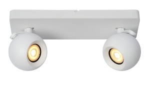 FAVORI spot białe kulki fi 9cm 2xGU10 regulowany
