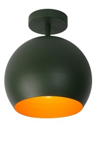 BINK lampa sufitowa zielona kula fi 24,5cm regulowana 1xE27