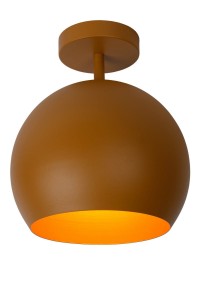 BINK lampa sufitowa pomarańczowa kula fi 24,5cm regulowana 1xE27