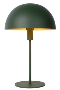 SIEMON lampka stolikowa z kopułką w kolorze zieleni 40cm