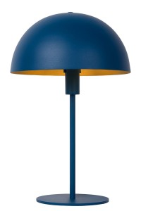 SIEMON lampka stolikowa z kopułką w kolorze niebieskim 40cm