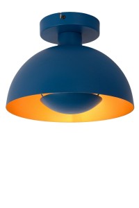 SIEMON lampa sufitowa z kopułką w kolorze niebieskim 1xE27