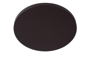 GLIMPSE LED 5W kinkiet czarny dysk pokryty skórą koło fi 14cm światło odbite