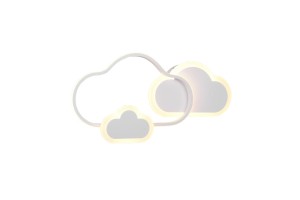 CLOUDY lampa ścienna sufitowa kolorowe chmurki LED 29W RGB pilot