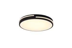 TACOMA plafon czarny LED 24W CCT sterowanie pilotem