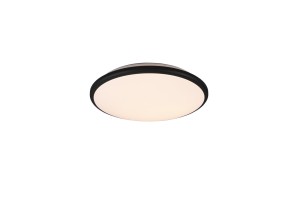 LIMBUS plafon LED 20W 3000K czarny fi 34cm 3-stopniowe ściemnianie