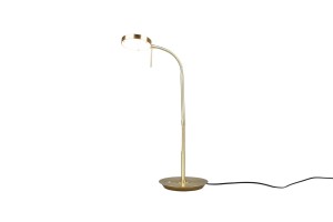 MONZA 523310108 lampa biurkowa złoty mat LED 12W CCT ściemnianie dotykowe