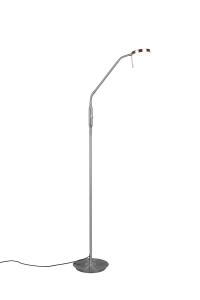 MONZA 423310107 lampa stojąca nikiel mat LED 12W CCT ściemnianie dotykowe