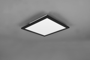 ALPHA czarny panel LED 13W 3000K kwadrat 29cm