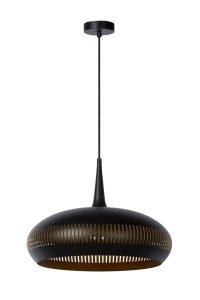 RAYCO lampa wisząca metalowa czarna fi 45cm 1xE27 styl vintage