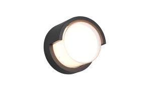 PUNO kinkiet zewnętrzny LED 8W IP54 okrągły czarny