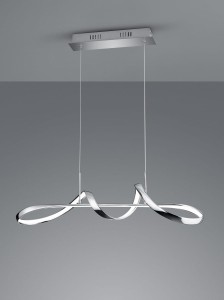 PERUGIA nowoczesna lampa wisząca LED 37W 4000K chrom DIM