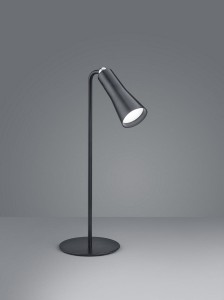 MAXI lampa biurkowa lub na klips czarna LED 2W DIM ładowana