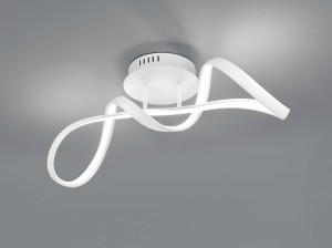 PERUGIA nowoczesna lampa sufitowa LED 28W 4000K biała DIM