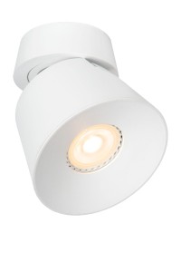 TRIGONO spotlight biały 1xGU10 regulowany łamany kształt stożkowy