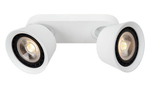 TRIGONO spotlight biały 2xES111 GU10 regulowany kształt stożkowy owalna podsufitka