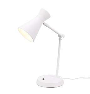 ENZO R50781031 lampa biurkowa biała 1xE27 regulowana minimalistyczna