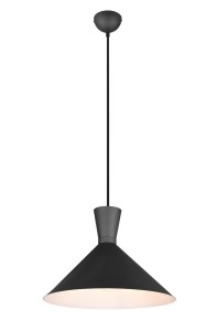 ENZO R30781932 lampa wisząca fi 35cm czarna 1xE27