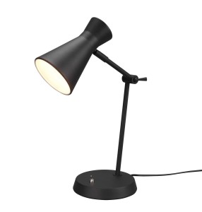 ENZO R50781032 lampa biurkowa czarna 1xE27 regulowana minimalistyczna