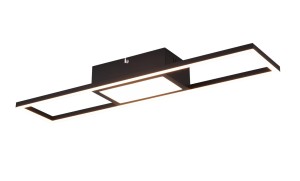 RIGIDO lampa sufitowa czarna LED 22W 2700-6000K sterowanie pilotem