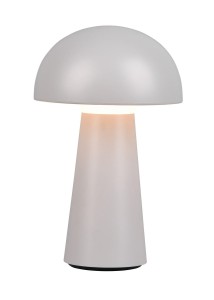 LENNON lampa szary grzyb LED 2W IP44 przenośna port USB-C ściemnianie dotykowe