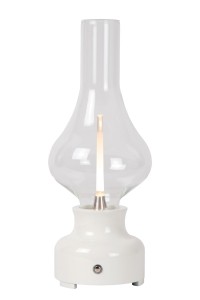 JASON lampa LED 2W biała ściemniacz dotykowy ładowanie USB retro lampa naftowa
