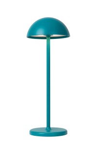 JOY LED 1,5W 3000K lampa stolikowa zewnętrzna turkusowa ładowana USB