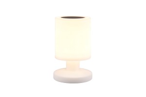 SILVA lampa solarna LED 1W 3000K z możliwością ładowania IP44 biała