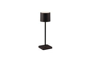 FERNANDEZ czarna przenośna lampa akumulatorowa LED 1,5W CCT IP54