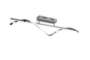 ISABEL lampa sufitowa chromowana spirala LED 26W 4000K 3-stopniowe ściemnianie