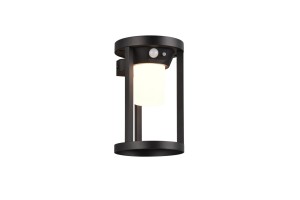 CARMO kinkiet solarny czarne aluminium