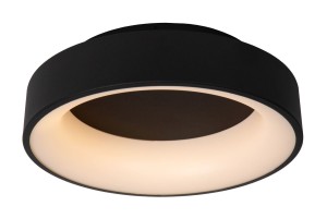 MIRAGE plafon LED 22W 2700K czarny fi 38cm możliwość ściemniania